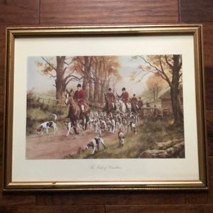 Vintage George Wright Framed 1987 Litho in the USA